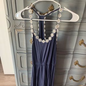 Blue daisy dress